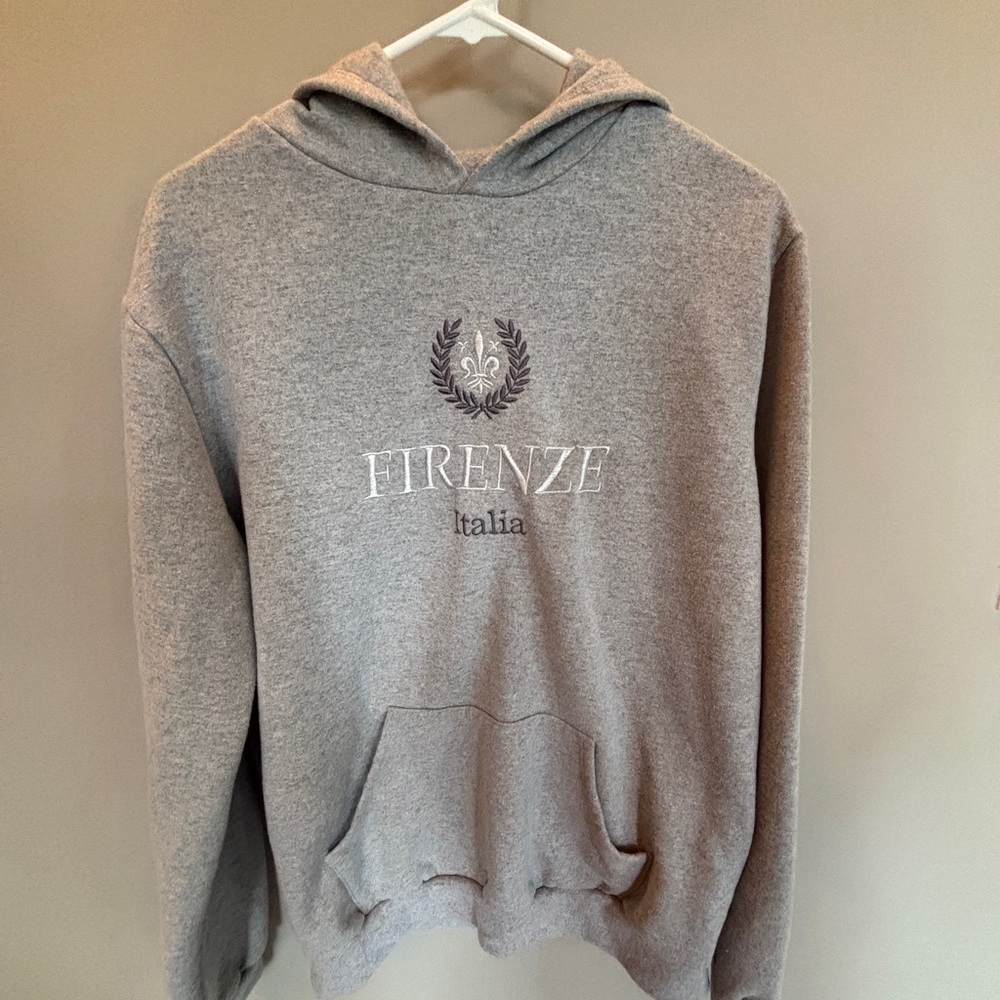 Gray Italia Hoodie